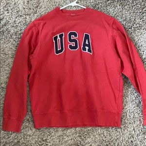 Brandy USA red sweatshirt